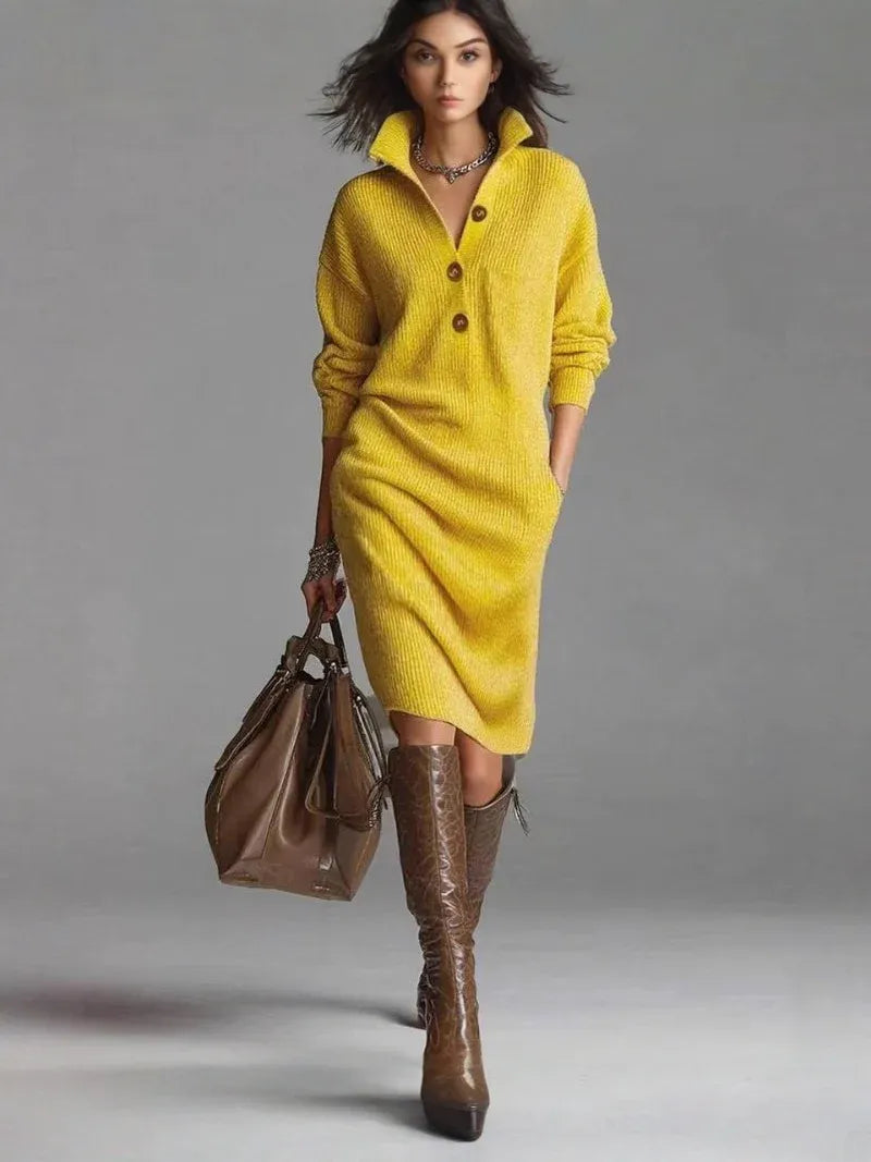 Carmen | Warm Knit Dress, Elegant and Comfortable