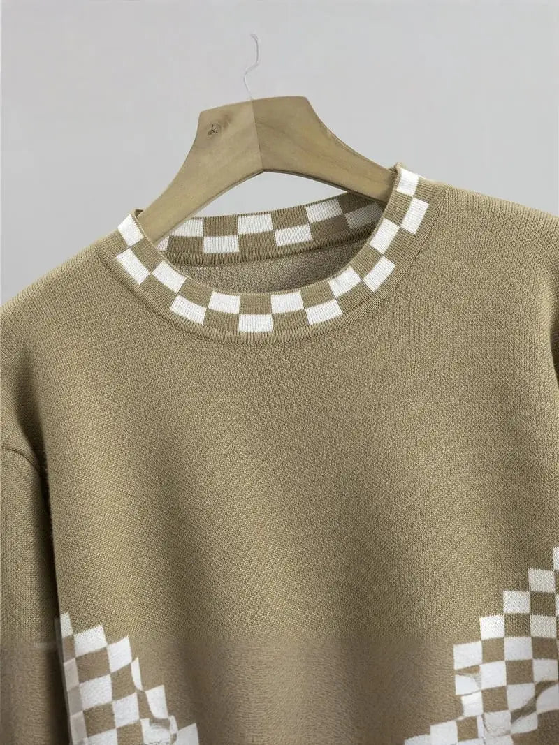 AMY | Stylish Knitted Sweater and Lounge Pants Set