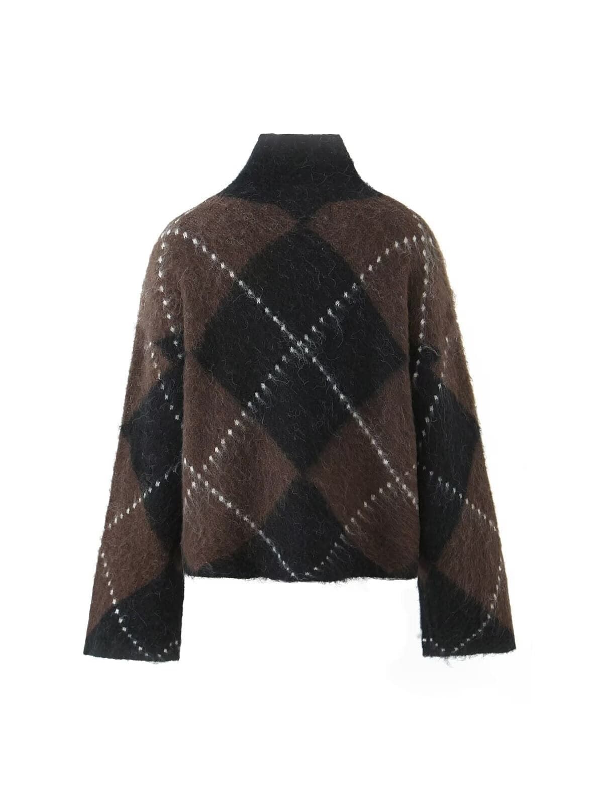 Checkered Soft Sweater