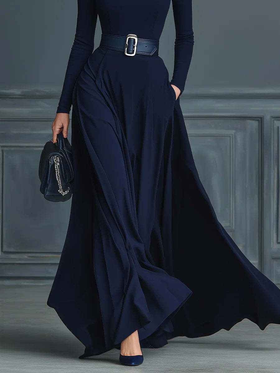 Elegant Long Dress with a Stunning Silhouette