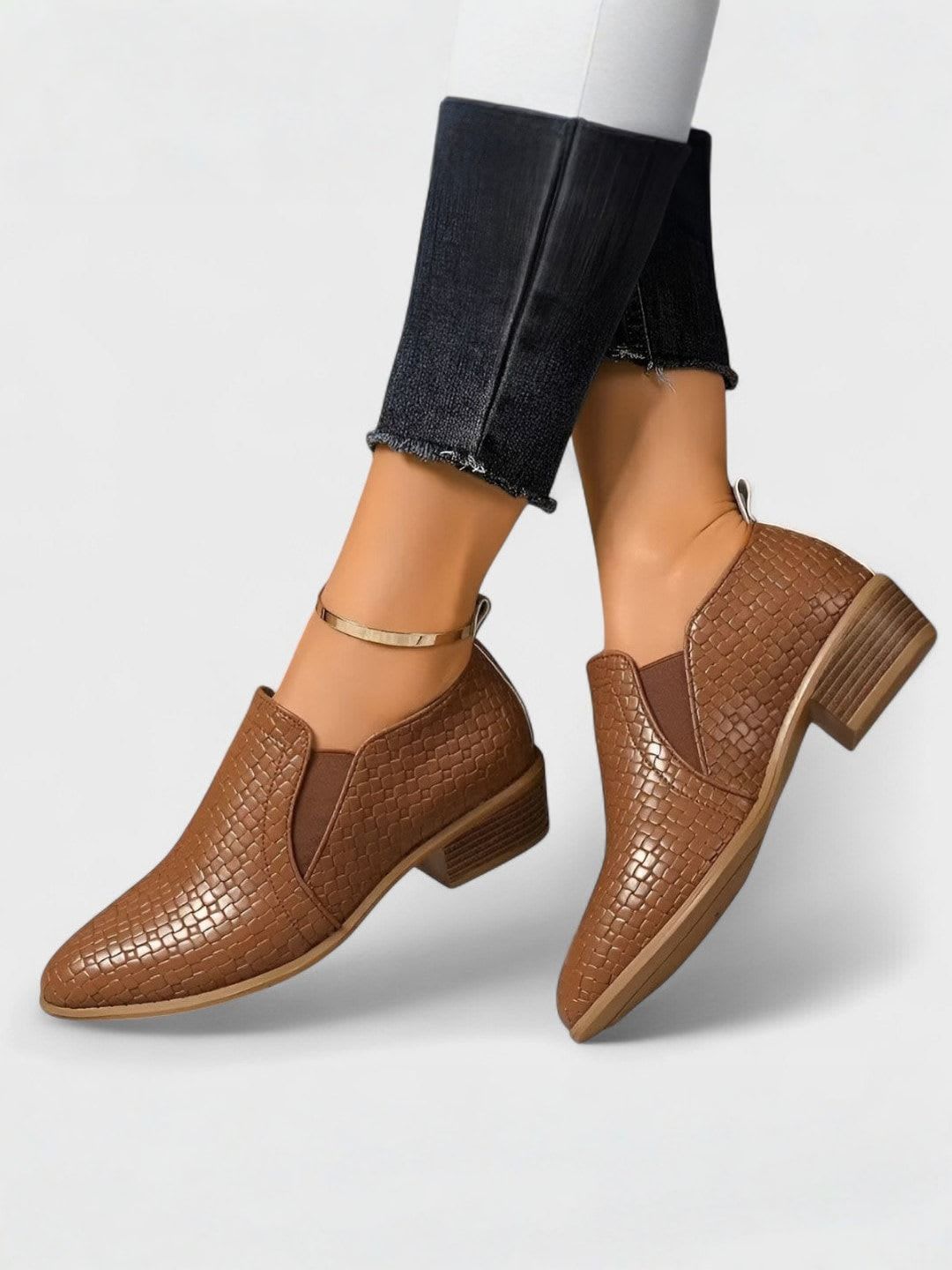Chic Block Heel Loafers