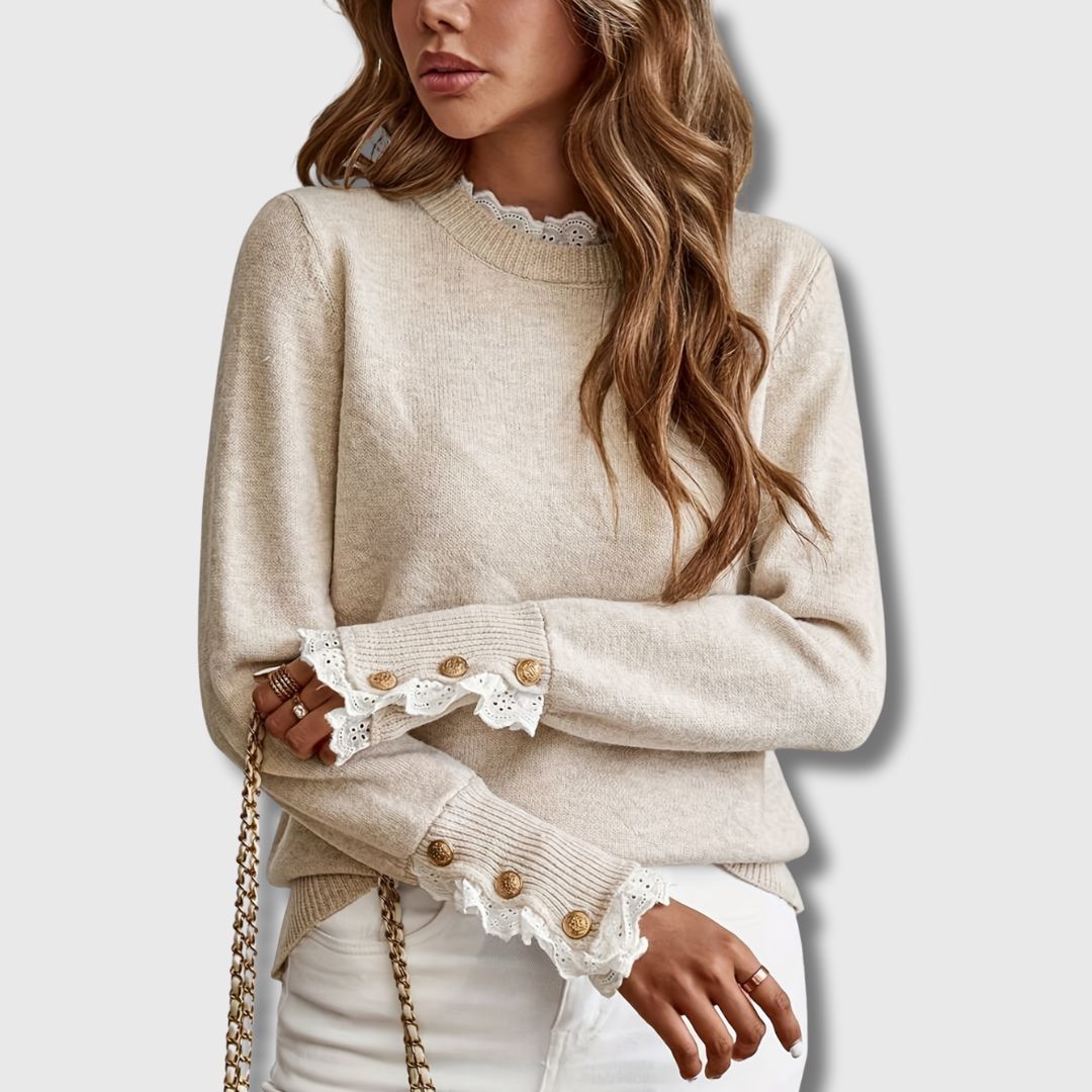 EVEE | Chic Lace Sweater