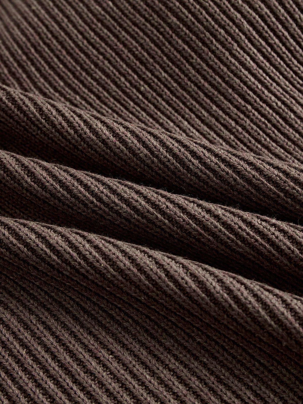 Cozy Ruffled Knit Sweater Dress