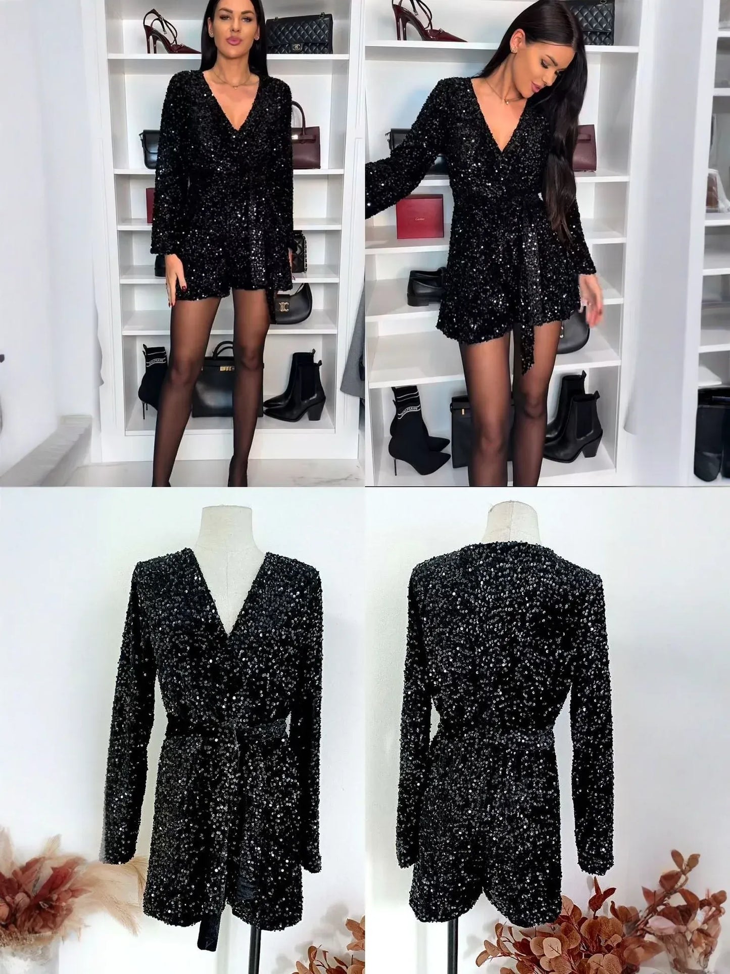 Sequined Dress of Sparkle and Elegance