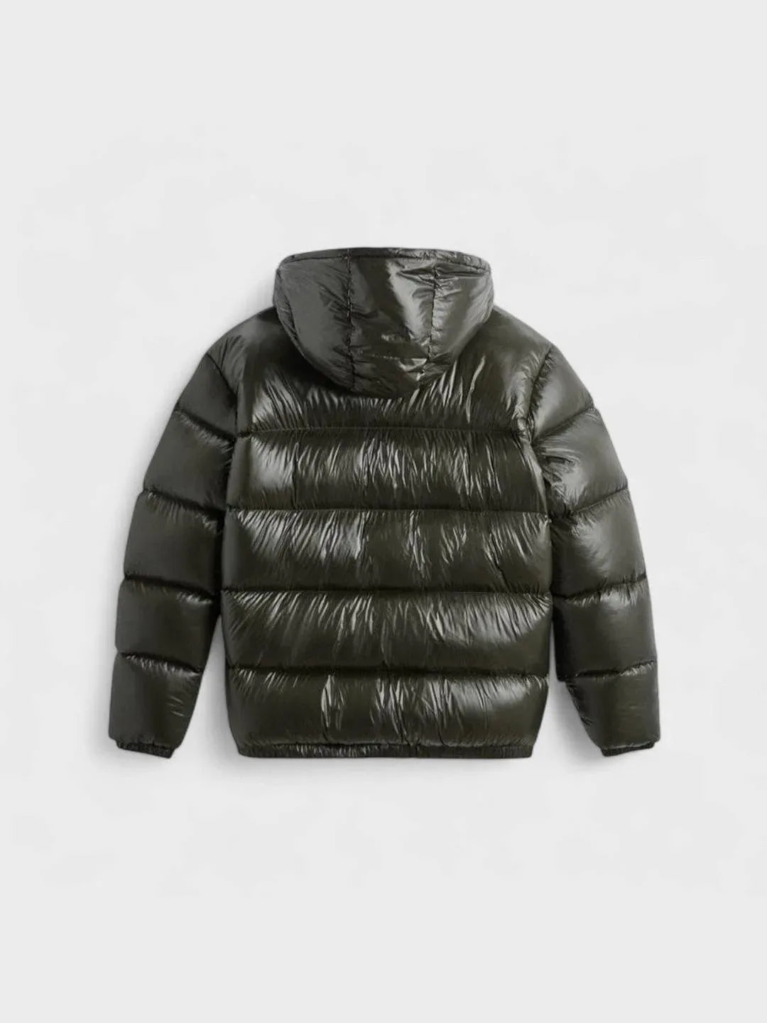 STEP | Sleek Short Shiny Down Jacket