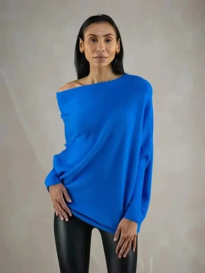 SYLVIE | Women's Oversized Sweater with Convertible Collar