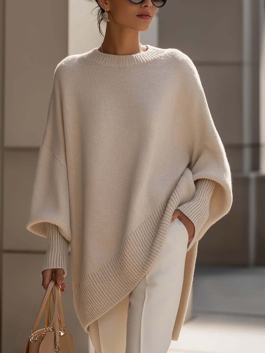 ISALIE | Cozy Oversized Wool Blend Sweater