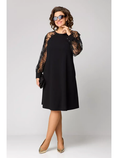 Timeless Lace Sleeve Dress