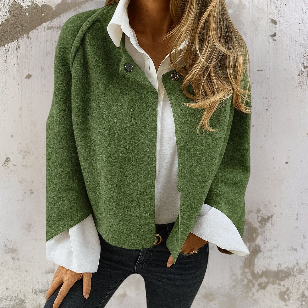 Chic Short Cashmere-Style Jacket