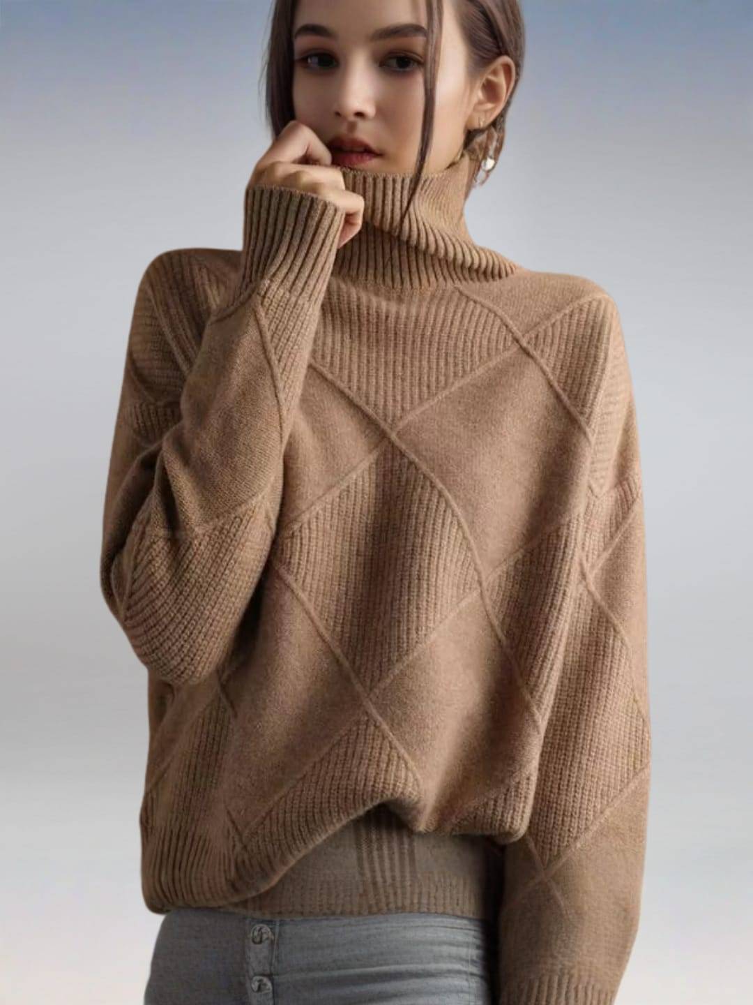 EMMA | Stylish Women's Winter Turtleneck Sweater