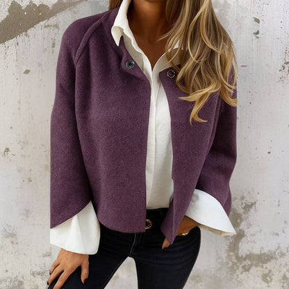 Chic Short Cashmere-Style Jacket