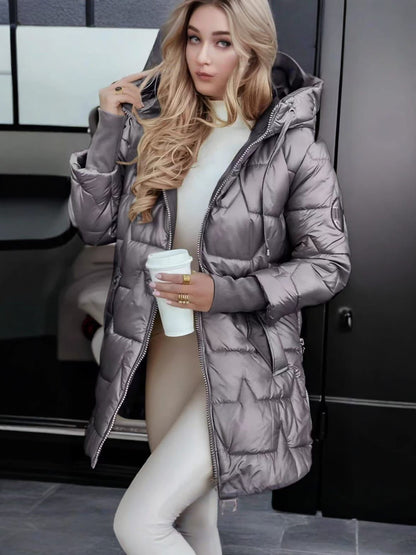 Stylish Women's Hooded Jacket for Fall