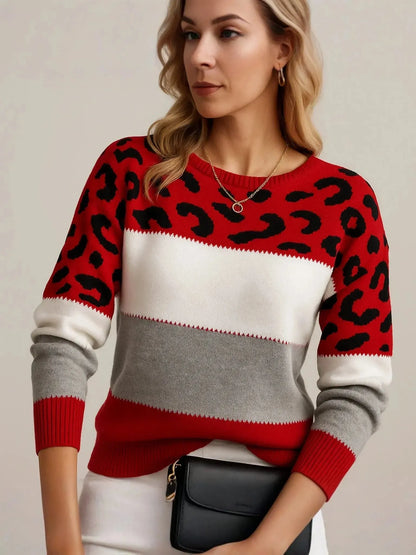 LEONIE | Animal Print Sweater" 

Rewritten Title: "LEONIE | Wild Animal Print Sweater