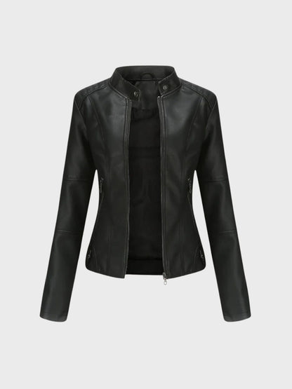 SOFÍA | Luxurious Soft Leather Bomber Jacket