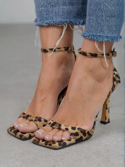 CORALIE | Elegant Leopard Print Shoes