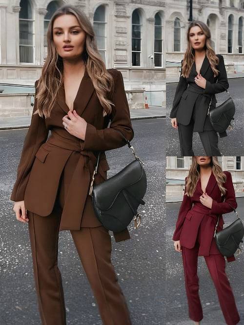 AMAYA | Chic Polyester Pantsuit