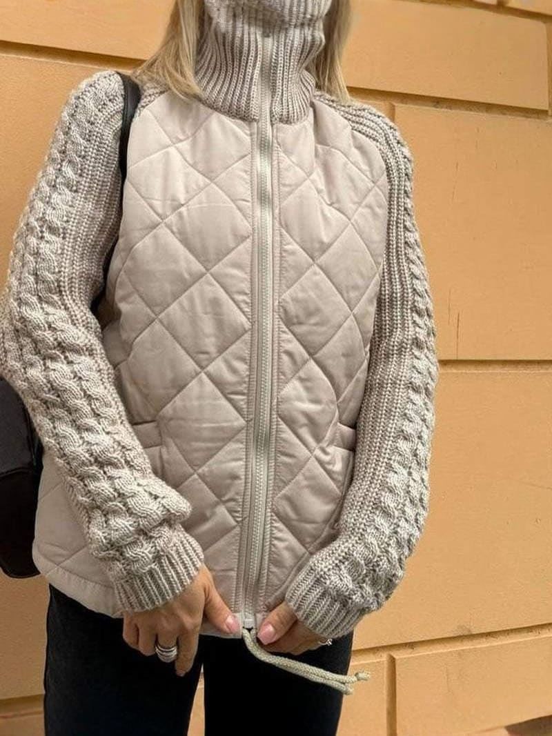 Cozy Knitted Fleece Jacket