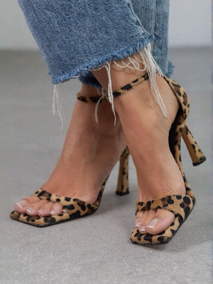 CORALIE | Elegant Leopard Print Shoes