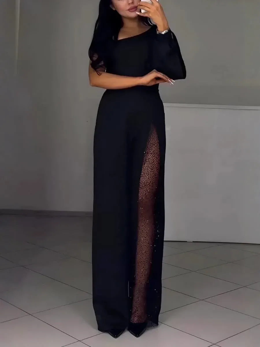 Contemporary Wide-Leg Jumpsuit