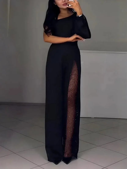 Contemporary Wide-Leg Jumpsuit