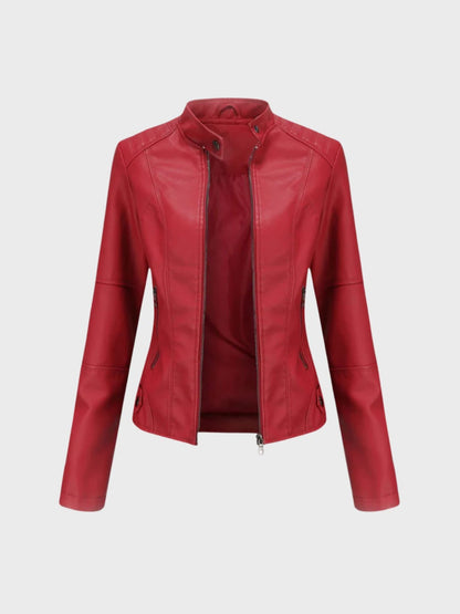 SOFÍA | Luxurious Soft Leather Bomber Jacket