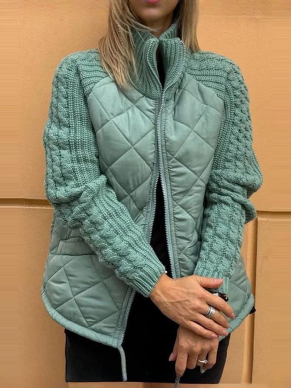 Cozy Knitted Fleece Jacket