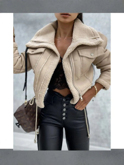 Women's Short Aviator Jacket
