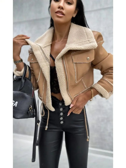Women's Short Aviator Jacket
