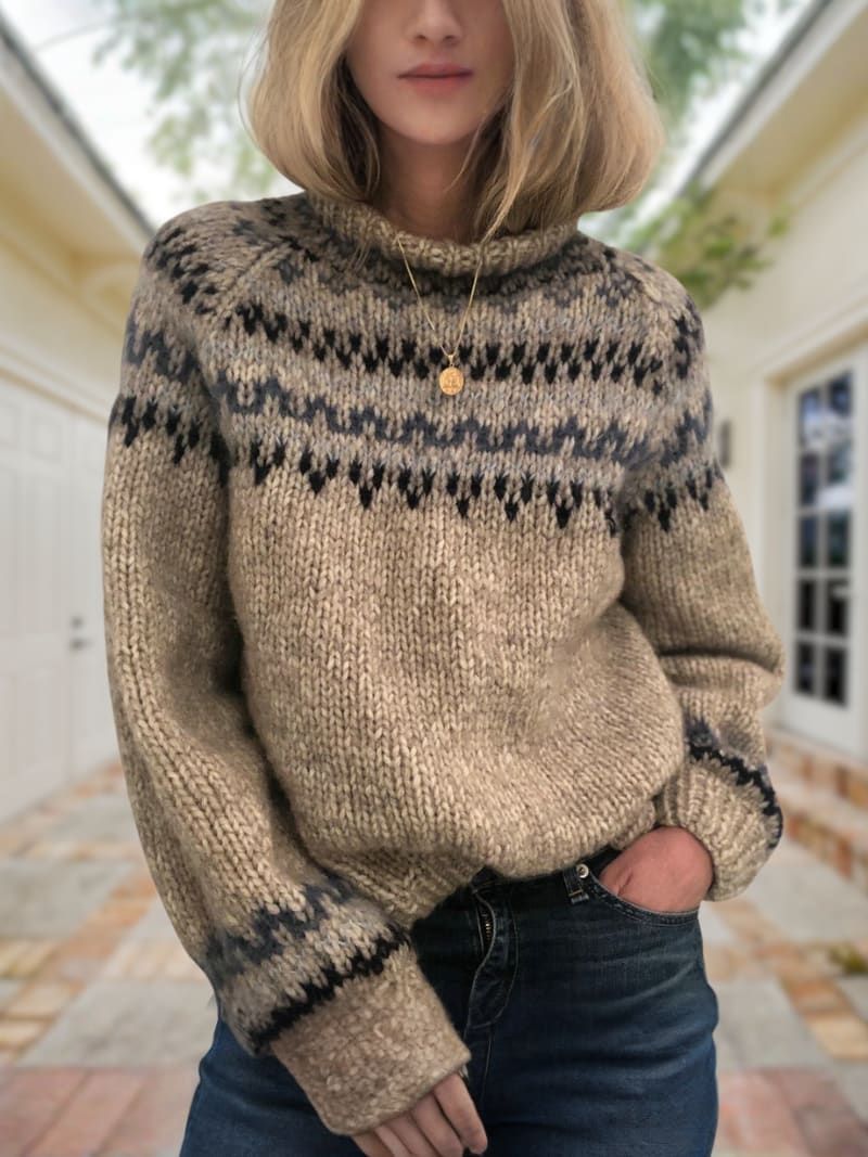 LAYLA | Cozy Oversized Cotton-Polyester Sweater