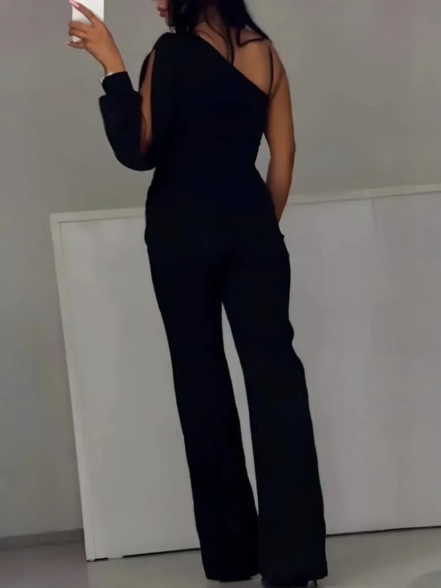 Contemporary Wide-Leg Jumpsuit