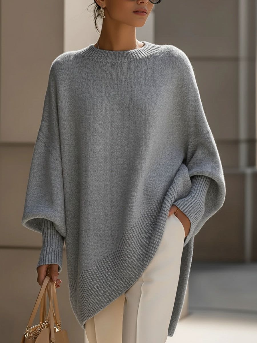 ISALIE | Cozy Oversized Wool Blend Sweater