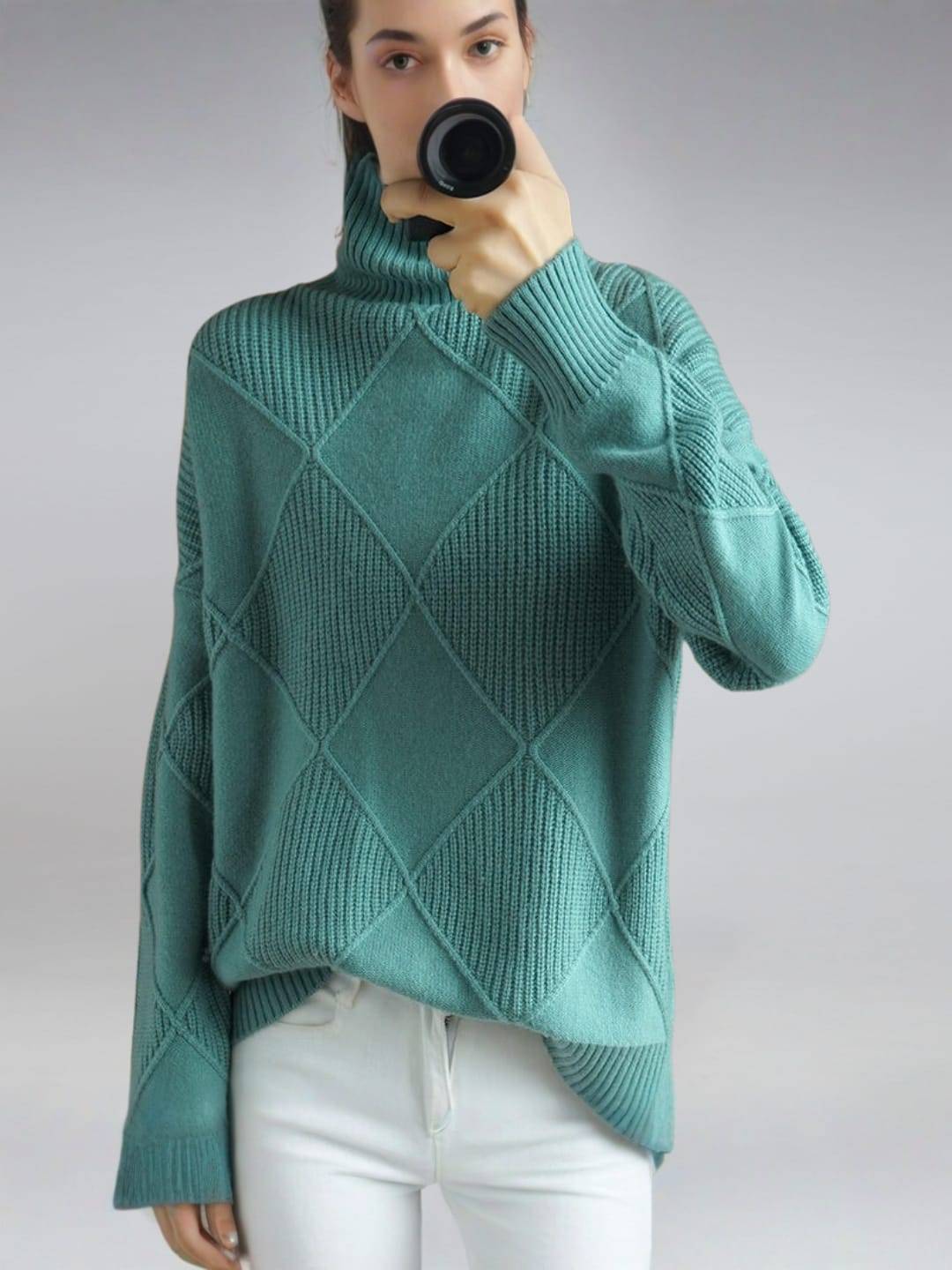 EMMA | Stylish Women's Winter Turtleneck Sweater