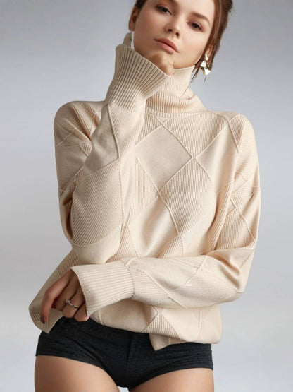 EMMA | Stylish Women's Winter Turtleneck Sweater