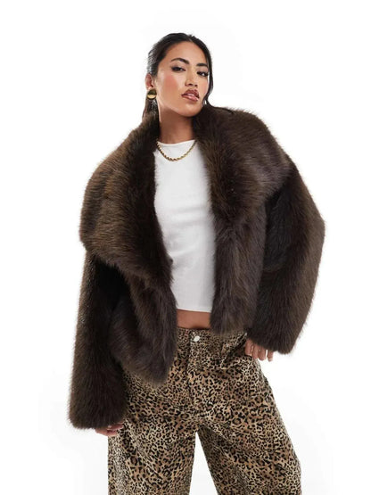 Short Faux Fur Coat
