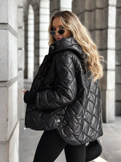 Cozy Quilted Down Jacket