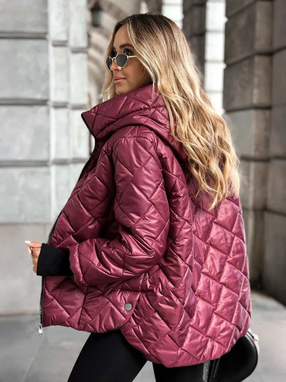 Cozy Quilted Down Jacket