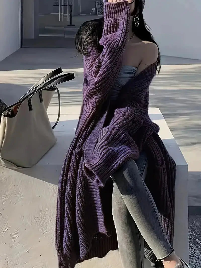 Cozy Oversized Knit Cardigan