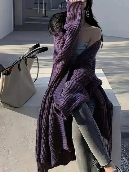 Cozy Oversized Knit Cardigan