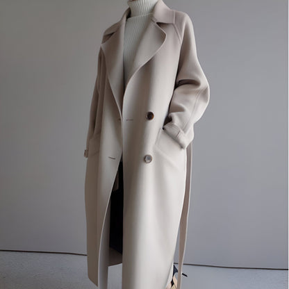 Chic Coat with Tailored Belt