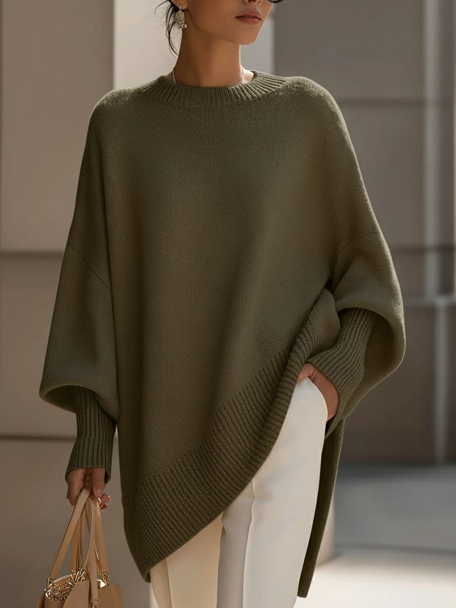 ISALIE | Cozy Oversized Wool Blend Sweater