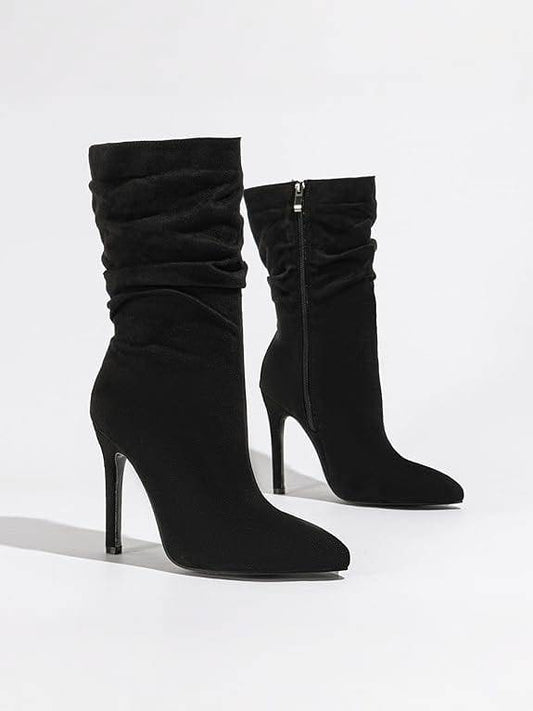 ALINA | Stylish High-Heeled Booties for All-Day Comfort