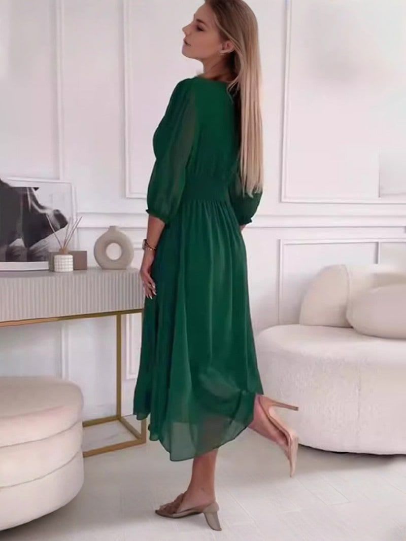 AMALIA | Chiffon Midi Dress