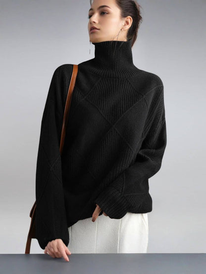 EMMA | Stylish Women's Winter Turtleneck Sweater