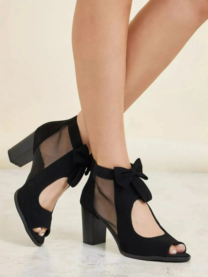 Chic Heels with a Stylish Bow