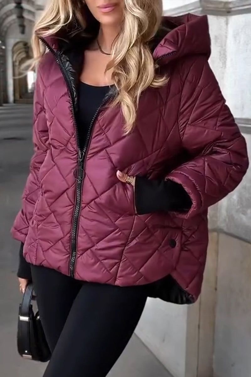 Cozy Quilted Down Jacket