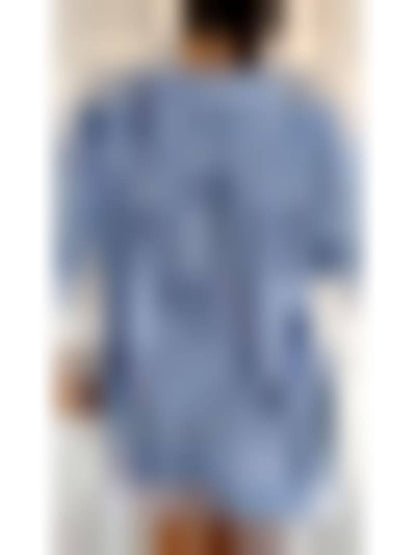 ROWELLA | Floral Print Flowing Blouse