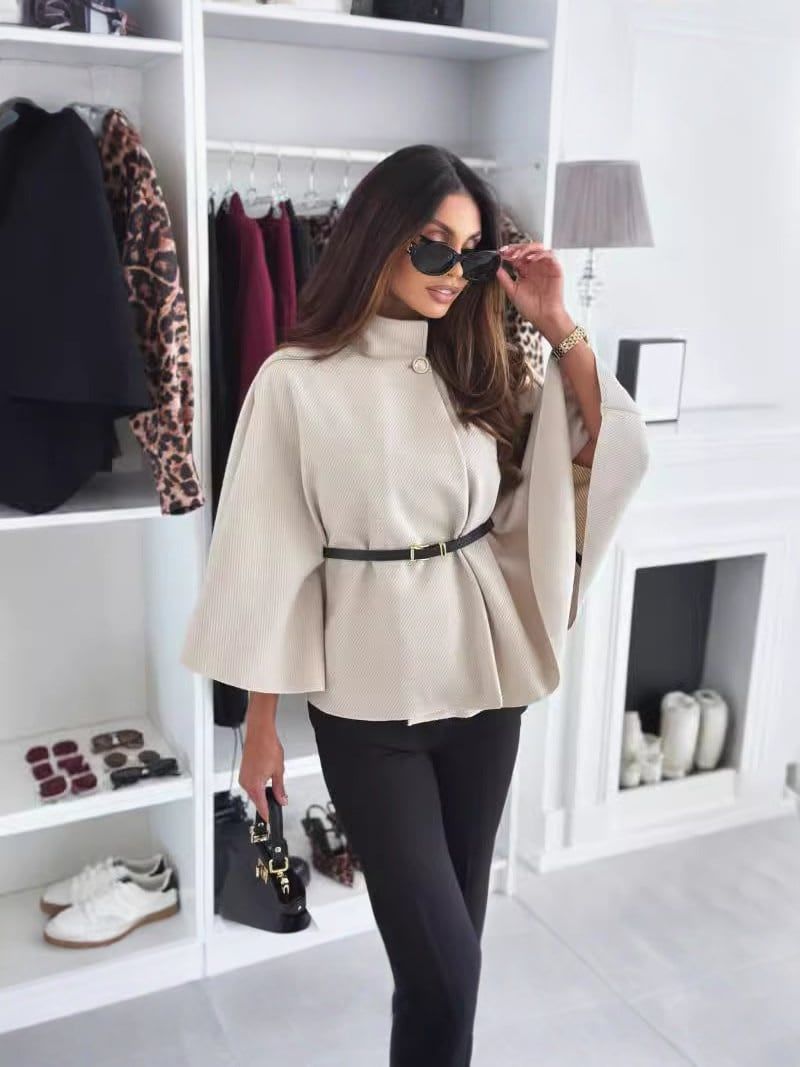 COLETTE | Soft Fabric Belted Coat