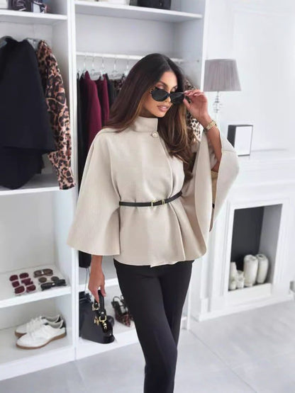 COLETTE | Soft Fabric Belted Coat