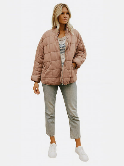 CAPUCINE | High-Collar Short Puffer Jacket