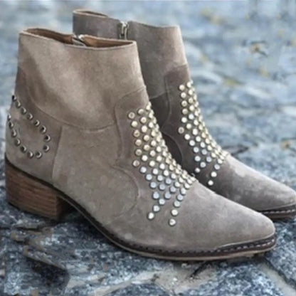 Studded Ankle Booties